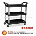 Plastic clean cart for hotel and restaurant using